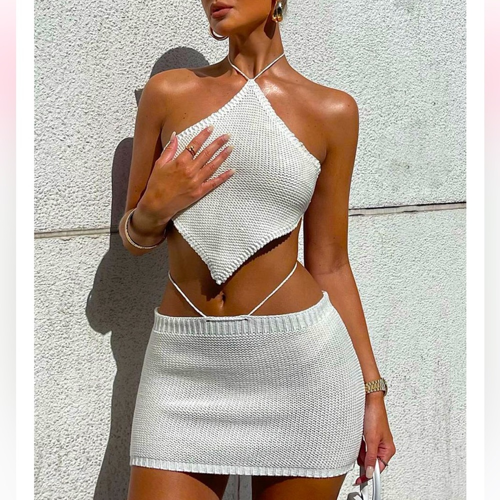 Brand new never worn crochet set xs